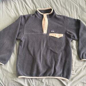 Patagonia youth XL sin chilla snap neck fleece